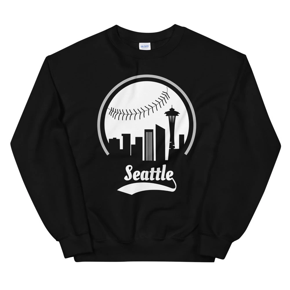 Fan Gear Nation Unisex Seattle Mariners Baseball Crewneck Sweatshirt 4 Fan Gear Nation Unisex Seattle Mariners Baseball Crewneck Sweatshirt