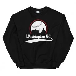 Fan Gear Nation Unisex Washington Nationals Baseball Crewneck Sweatshirt