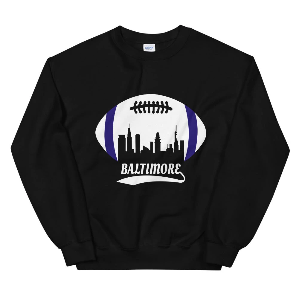 Fan Gear Nation Unisex Baltimore Ravens Football Crew Neck Sweatshirt 4 Fan Gear Nation Unisex Baltimore Ravens Football Crew Neck Sweatshirt