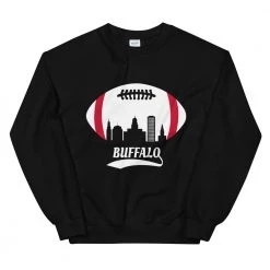 Fan Gear Nation Unisex Buffalo Bills Football Crew Neck Sweatshirt