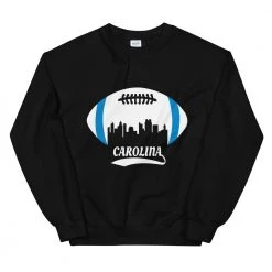 Fan Gear Nation Unisex Carolina Panthers Football Crew Neck Sweatshirt