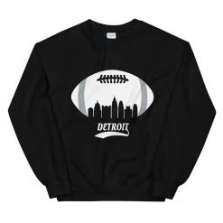 Fan Gear Nation Unisex Detroit Lions Football Crew Neck Sweatshirt
