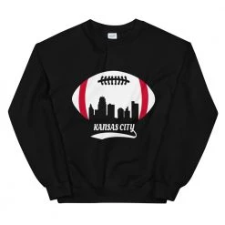 Fan Gear Nation Unisex Kansas City Chiefs Football Crew Neck Sweatshirt