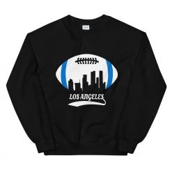 Fan Gear Nation Unisex Los Angeles Chargers Football Crew Neck Sweatshirt