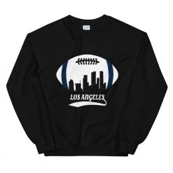 Fan Gear Nation Los Angeles Rams Football Crew Neck Sweatshirt Unisex