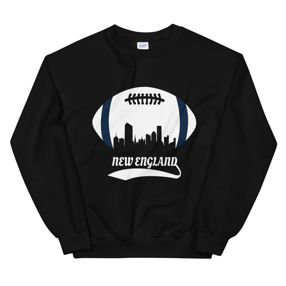 Fan Gear Nation Unisex New England Patriots Football Crew Neck Sweatshirt 4 Fan Gear Nation Unisex New England Patriots Football Crew Neck Sweatshirt