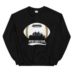 Fan Gear Nation Unisex New Orleans Saints Football Crew Neck Sweatshirt