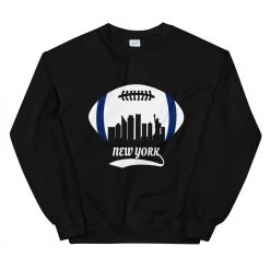 Fan Gear Nation Unisex New York Giants Football Crew Neck Sweatshirt