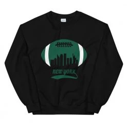 Fan Gear Nation Unisex New York Jets Football Crew Neck Sweatshirt