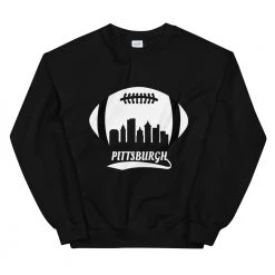 Fan Gear Nation Unisex Pittsburgh Steelers Football Crew Neck Sweatshirt