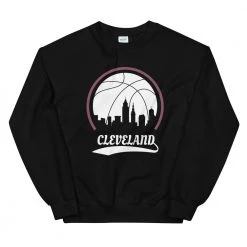 Fan Gear Nation Unisex Cleveland Cavaliers Basketball Crew Neck Sweatshirt