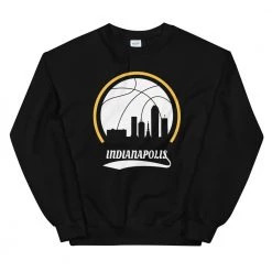 Fan Gear Nation Unisex Indiana Pacers Basketball Crew Neck Sweatshirt