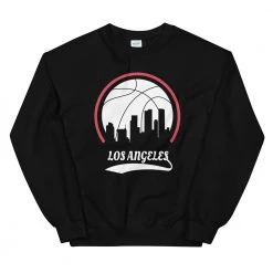 Fan Gear Nation Unisex Los Angeles Clippers Basketball Crew Neck Sweatshirt