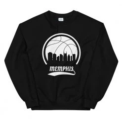 Fan Gear Nation Unisex Memphis Grizzlies Basketball Crew Neck Sweatshirt