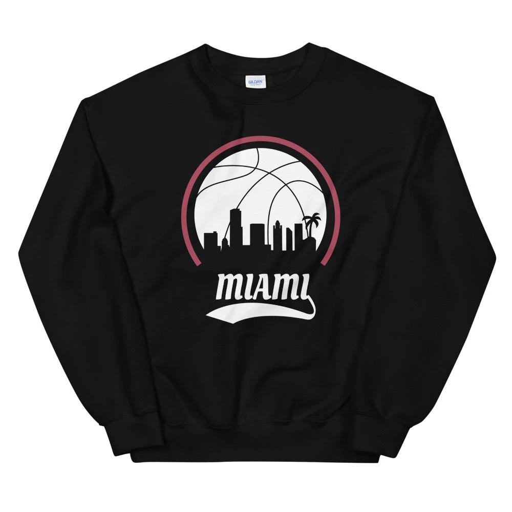 Fan Gear Nation Unisex Miami Heat Basketball Crew Neck Sweatshirt 3 Fan Gear Nation Unisex Miami Heat Basketball Crew Neck Sweatshirt