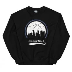 Fan Gear Nation Unisex Minnesota Timberwolves Basketball Crew Neck Sweatshirt