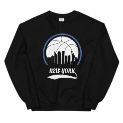 Fan Gear Nation Unisex New York Knicks Basketball Crew Neck Sweatshirt