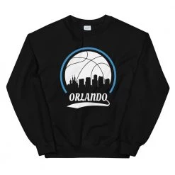Fan Gear Nation Unisex Orlando Magic Basketball Crew Neck Sweatshirt