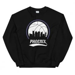Fan Gear Nation Unisex Phoenix Suns Basketball Crew Neck Sweatshirt