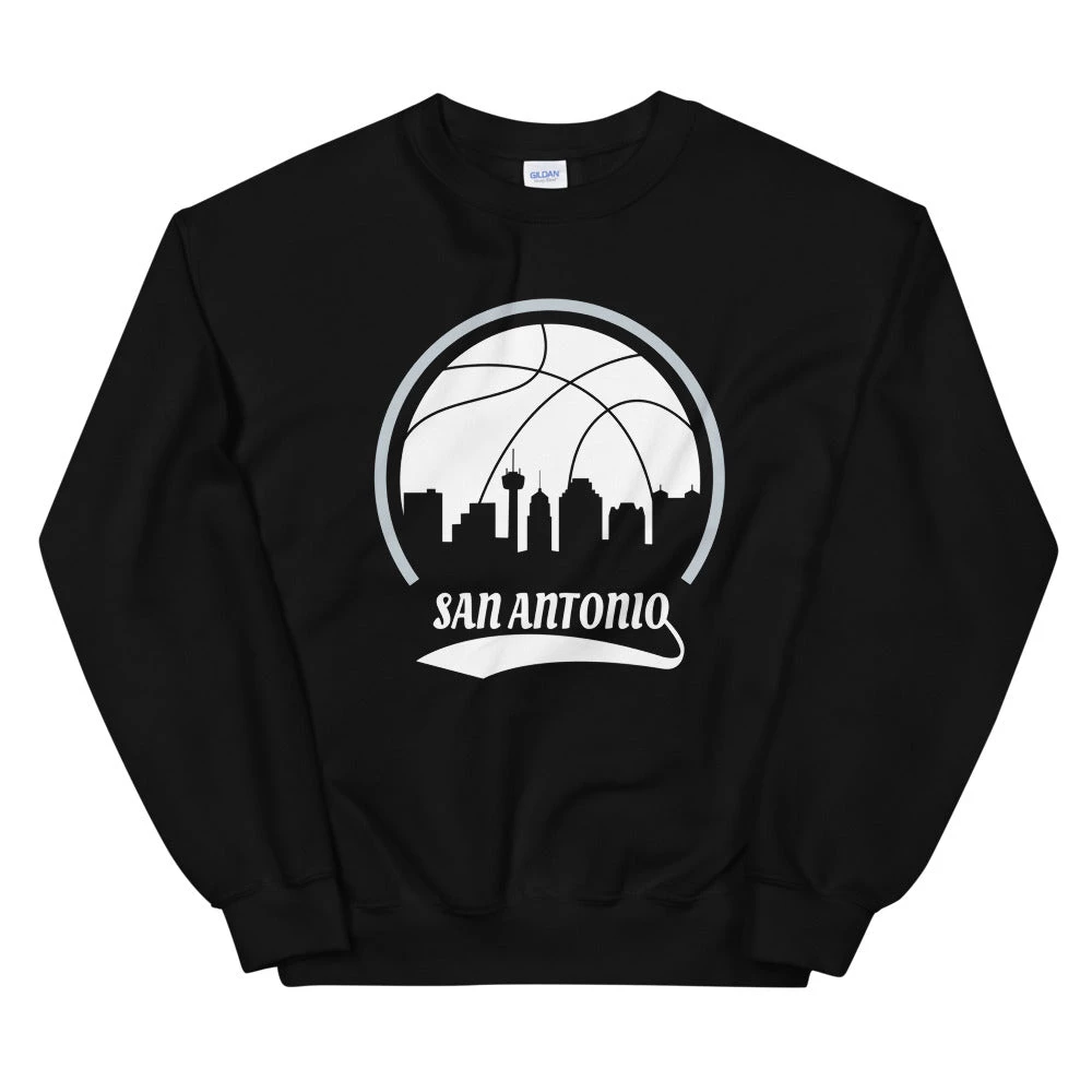 Fan Gear Nation Unisex San Antonio Spurs Basketball Crew Neck Sweatshirt 4 Fan Gear Nation Unisex San Antonio Spurs Basketball Crew Neck Sweatshirt
