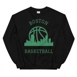 Fan Gear Nation Boston Celtics Basketball Crew Neck Sweatshirt Unisex Cotton/Polyester