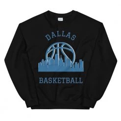 Fan Gear Nation Dallas Mavericks Basketball Crew Neck Sweatshirt Unisex Cotton/Polyester