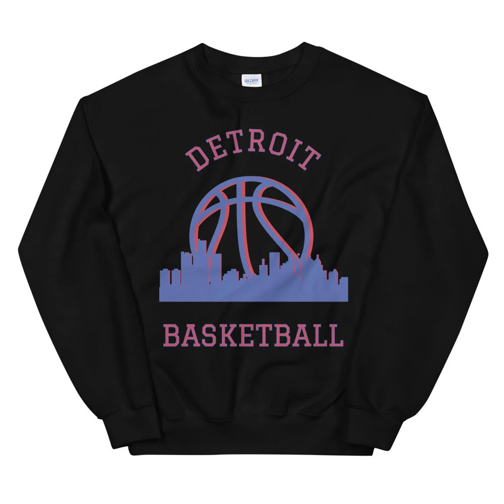 Fan Gear Nation Detroit Pistons Basketball Crew Neck Sweatshirt Unisex Cotton/Polyester 4 Fan Gear Nation Detroit Pistons Basketball Crew Neck Sweatshirt Unisex Cotton/Polyester
