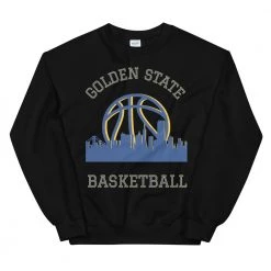 Fan Gear Nation Golden State Warriors Basketball Crew Neck Sweatshirt Unisex Cotton/Polyester
