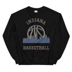 Fan Gear Nation Indiana Pacers Basketball Crew Neck Sweatshirt Unisex Cotton/Polyester