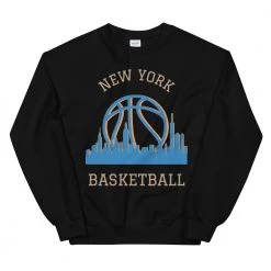 Fan Gear Nation New York Knicks Basketball Crew Neck Sweatshirt Unisex Cotton/Polyester