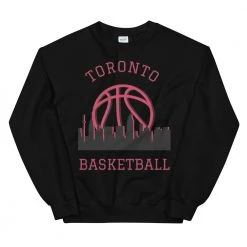 Fan Gear Nation Toronto Raptors Basketball Crew Neck Sweatshirt Unisex Cotton/Polyester