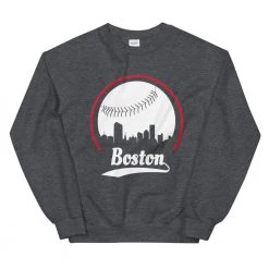 Fan Gear Nation Unisex Boston Red Sox Baseball Crewneck Sweatshirt