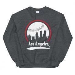 Fan Gear Nation Unisex Los Angeles Dodgers Baseball Crewneck Sweatshirt