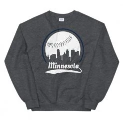 Fan Gear Nation Unisex Minnesota Twins Baseball Crewneck Sweatshirt