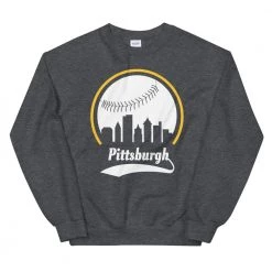 Fan Gear Nation Unisex Pittsburgh Pirates Baseball Crewneck Sweatshirt