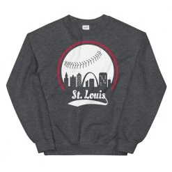 Fan Gear Nation Unisex St. Louis Cardinals Baseball Crewneck Sweatshirt