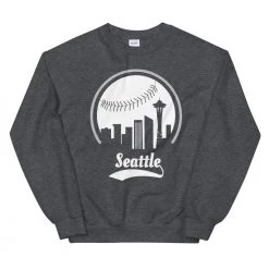 Fan Gear Nation Unisex Seattle Mariners Baseball Crewneck Sweatshirt 8 Fan Gear Nation Unisex Seattle Mariners Baseball Crewneck Sweatshirt