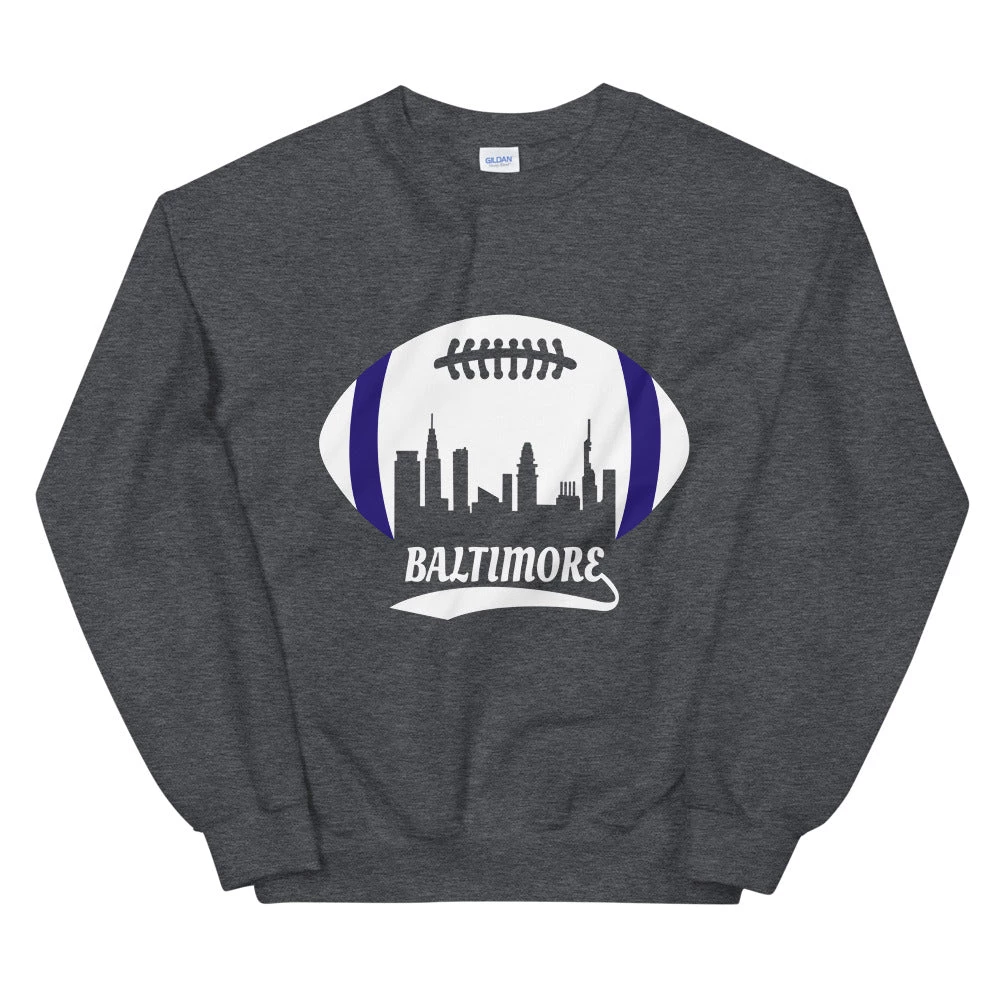 Fan Gear Nation Unisex Baltimore Ravens Football Crew Neck Sweatshirt 5 Fan Gear Nation Unisex Baltimore Ravens Football Crew Neck Sweatshirt