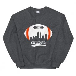 Fan Gear Nation Unisex Cleveland Browns Football Crew Neck Sweatshirt