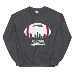 Fan Gear Nation Unisex Houston Texans Football Crew Neck Sweatshirt