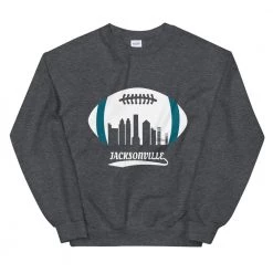 Fan Gear Nation Unisex Jacksonville Jaguars Football Crew Neck Sweatshirt