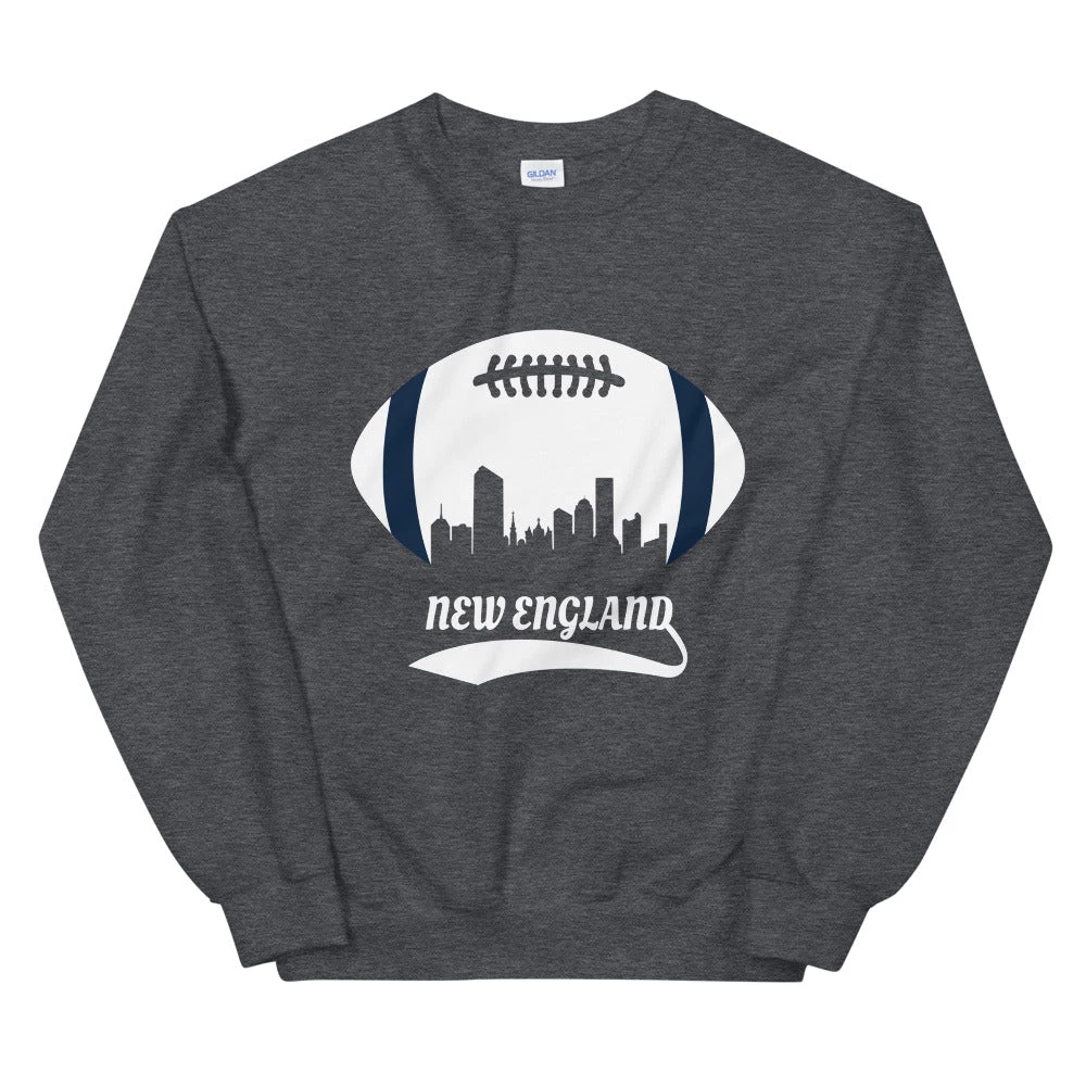 Fan Gear Nation Unisex New England Patriots Football Crew Neck Sweatshirt 5 Fan Gear Nation Unisex New England Patriots Football Crew Neck Sweatshirt