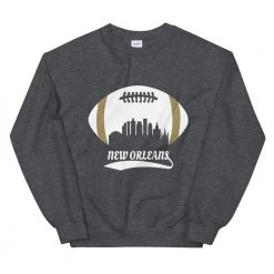 Fan Gear Nation Unisex New Orleans Saints Football Crew Neck Sweatshirt