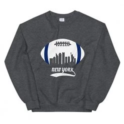Fan Gear Nation Unisex New York Giants Football Crew Neck Sweatshirt