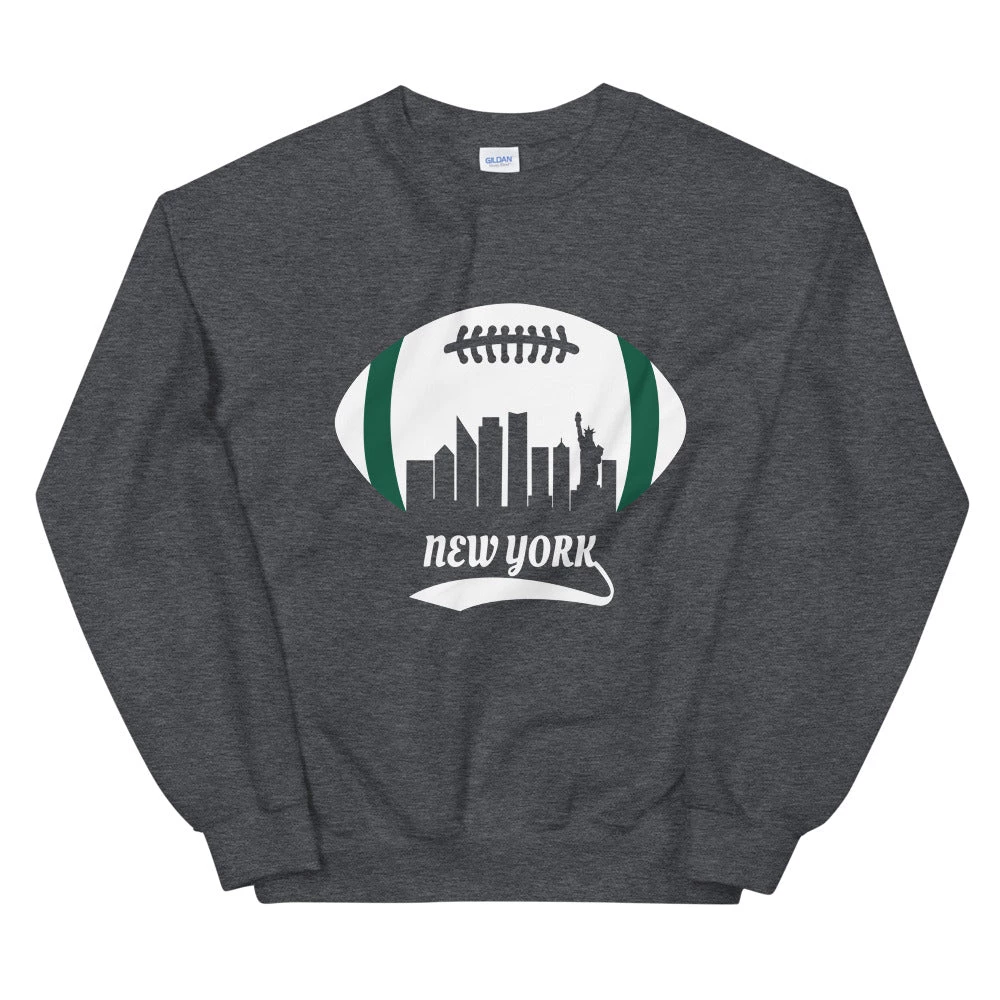Fan Gear Nation Unisex New York Jets Football Crew Neck Sweatshirt 7 Fan Gear Nation Unisex New York Jets Football Crew Neck Sweatshirt