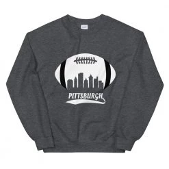 Fan Gear Nation Unisex Pittsburgh Steelers Football Crew Neck Sweatshirt