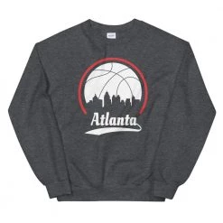 Fan Gear Nation Unisex Atlanta Hawks Basketball Crew Neck Sweatshirt