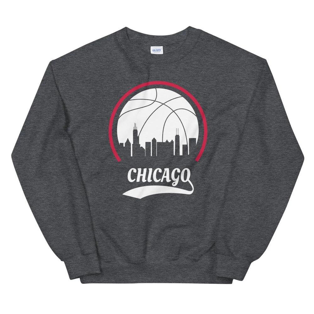 Fan Gear Nation Unisex Chicago Bulls Basketball Crew Neck Sweatshirt 5 Fan Gear Nation Unisex Chicago Bulls Basketball Crew Neck Sweatshirt