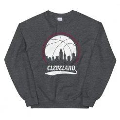 Fan Gear Nation Unisex Cleveland Cavaliers Basketball Crew Neck Sweatshirt