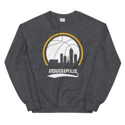 Fan Gear Nation Unisex Indiana Pacers Basketball Crew Neck Sweatshirt